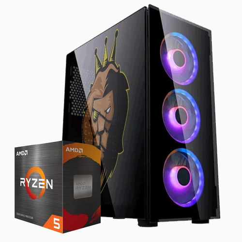 Imagen 1 de 6 de Pc Armada Gamer Amd Ryzen 7 5700g 32gb Ssd 1tb Win 10