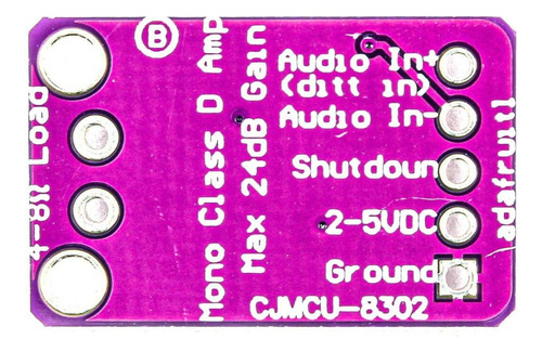 Módulo Amplificador De Áudio 2,5w Pam8302a Pam8302 Cjmcu-832