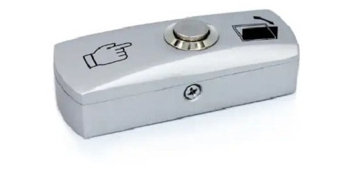 Boton Pulsador Metalico Control De Acceso Exit No /489
