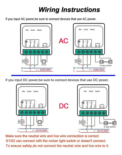 Interruptor Inteligente Wifi De 4 Piezas, Interruptor De Luz