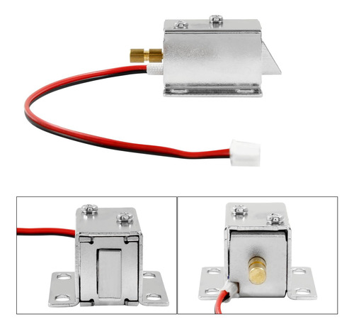 Bonsicoky Dc 12v 0.43a Bloqueo De Solenoide Electromagnético