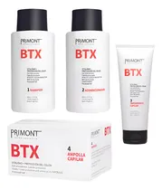 Comprar Kit Botox Primont: Shampoo Balsam Tratamiento Ampollas Btx