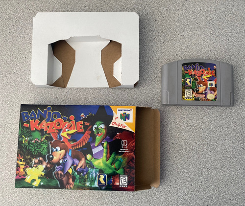 Banjo Kazoie 64 Juego Original (en Caja Custom) Nintendo 64