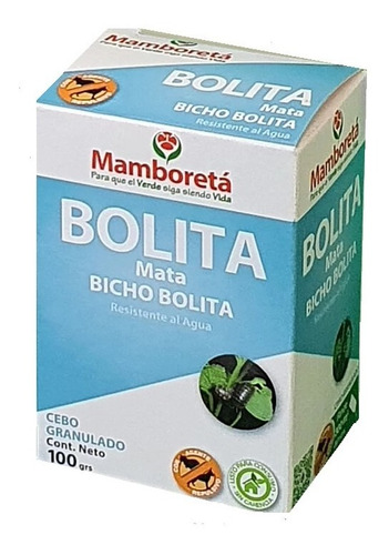 Imagen 1 de 10 de Mamboreta Bolita Controla Bicho Bolita 100 Gramos Cebo