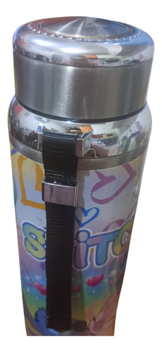 Termo Botella Portátil Stich 800ml Acero Lila