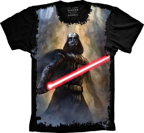 Camiseta Plus Size Filme - Star Wars - Darth Vader Espada