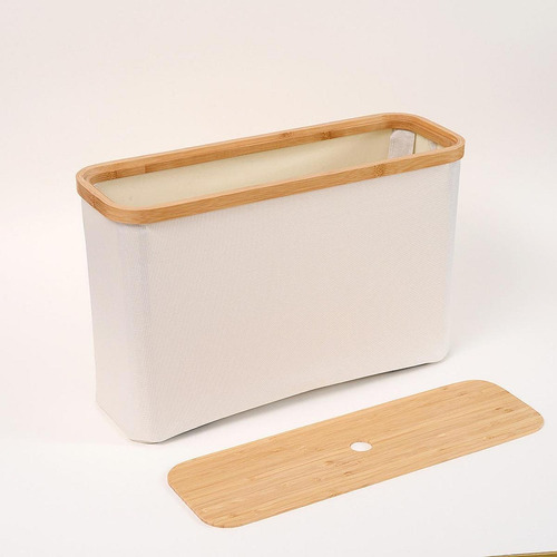 Accesorios De La Cesta Del Beige Con Tapa 45x15x28cm
