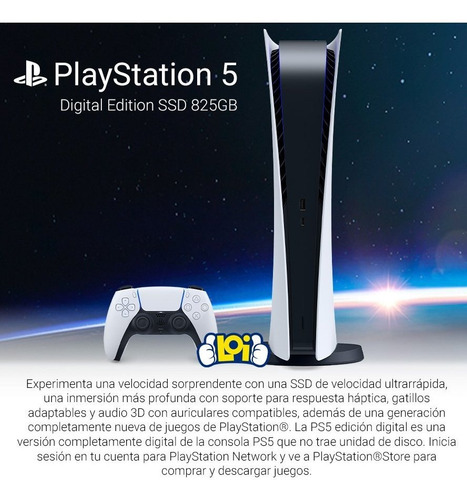 Imagen 5 de 8 de Consola Sony Playstation 5 Ps5 825gb Ssd Loi