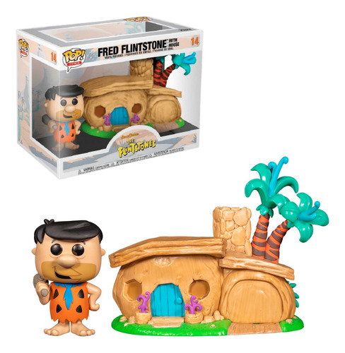 Funko Pop Town Fred Flintstone And Flintstone's Home