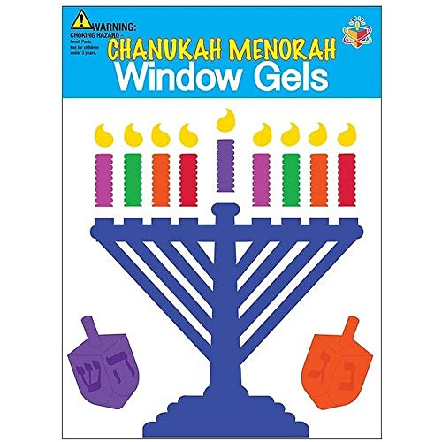 Gel Adherente Menorah Hanukkah