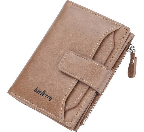 Cartera Baellerry De Cuero Con Monedero De Cierre Unisex