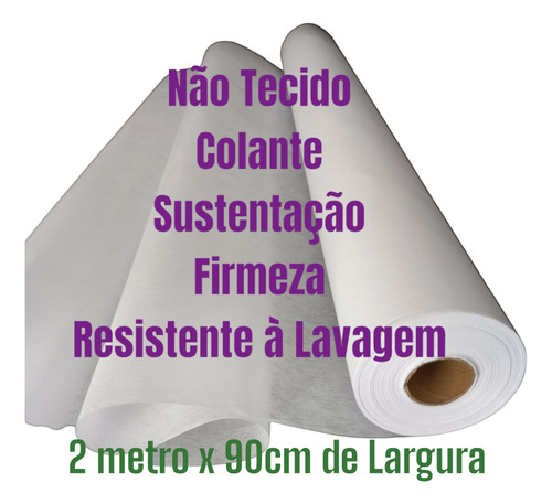 Entretela Dar Firmeza /estrutura Ao Tecido 2 Metros X 90cm .