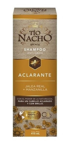 Shampoo Aclarado Natural Tio Nacho 415 Ml