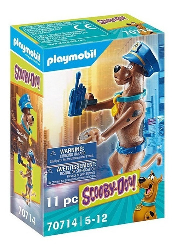 Bloque para montar muñecos Scooby Doo Police de Playmobil