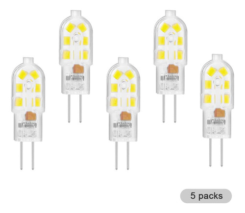 Bulbo De Día G4 Led X-molin White White 6000k 5 Pack Jc Bi P