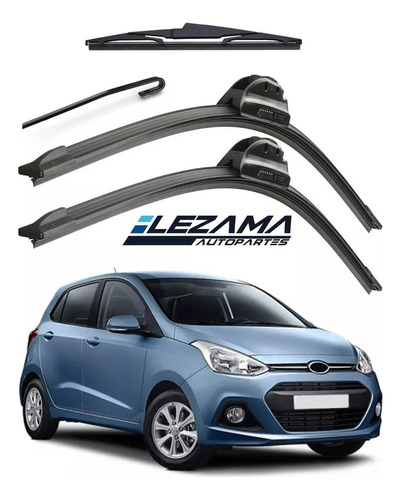 3 Plumas Limpiaparabrisas Para Hyundai I10 2015 2016 2017