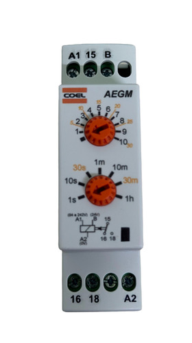 Rele Temporizador Coel 1s-60min Pulso Retardo 94-242v 24v