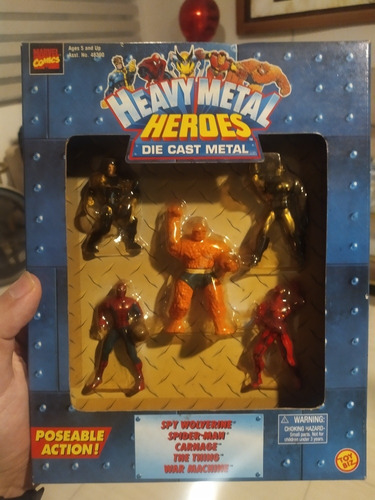 Heavy Metal Heroes Boxset Marvel Toybiz 