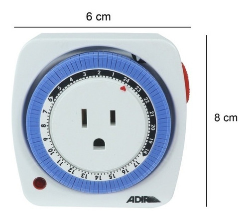 Imagen 5 de 6 de Temporizador Receptaculo Analógico Sanelec 4334