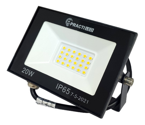 Reflector Led 20w Blanco Calido 3000k Ip65 Apto Intemperie