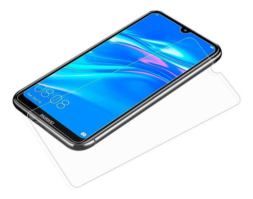 Pack 2 Lamina Protectora Vidrio Templado Para Huawei Y7 2019