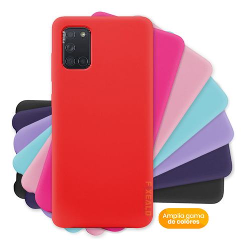 Funda De Silicon + Mica Compatible Con Huawei Protector