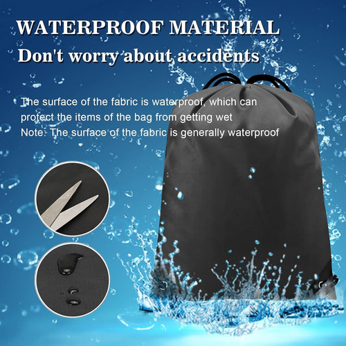 10pzs Morral Bolsas Lona Cuellera Viaje Bolsas Con Cordón