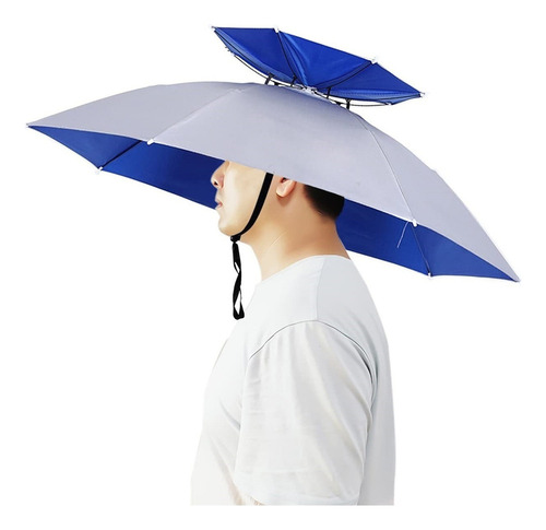 Capa Paraguas Sombrero Con Manos Libres Para Exteriores