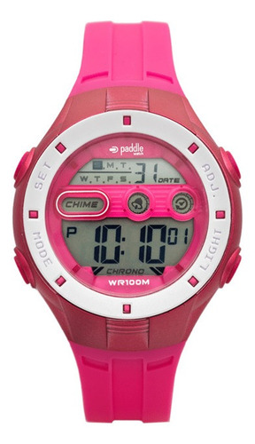 Reloj Deportivo Digital Paddle Watch Rosa 38mm P308