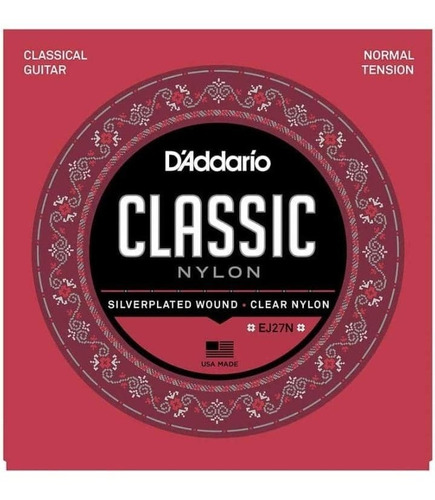 Cuerdas Para Guitarra Acústica D'addario Tensión Normal. 