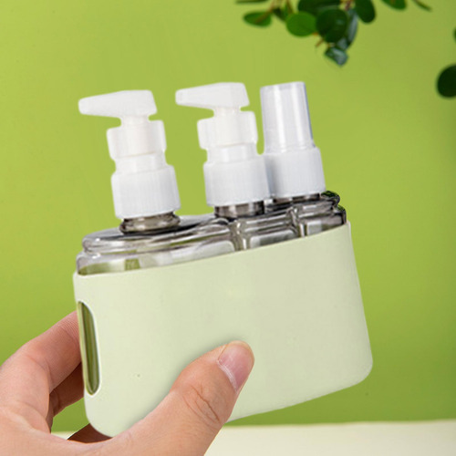 Botellas De Viaje Para Artículos De Tocador 3 Piezas Verde