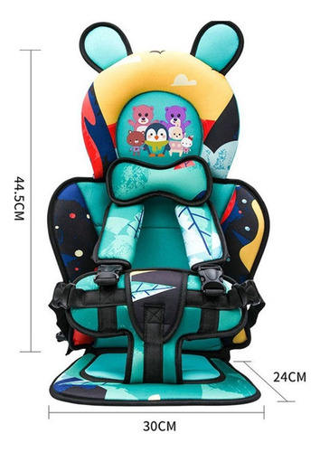 Asiento De Viaje Cómodo Para Bebés Color Negro