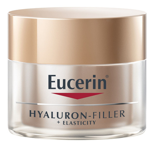 Crema Anti-edad Eucerin Hyaluron-filler Elasticy Night 50 Ml