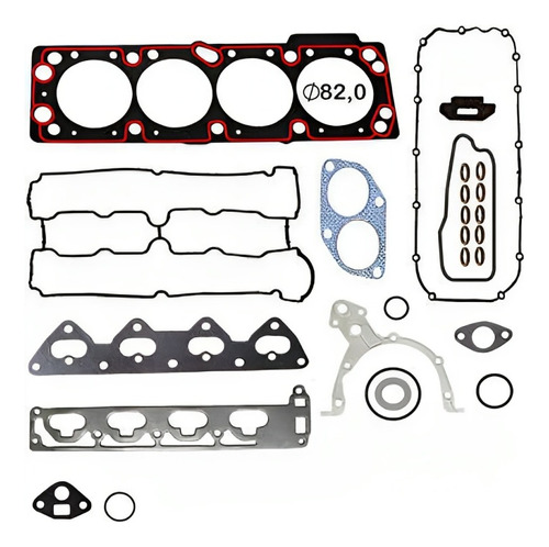 Jogo Junta Motor Gm Meriva Fiat Stilo 1.8 16v 2002 A 2007