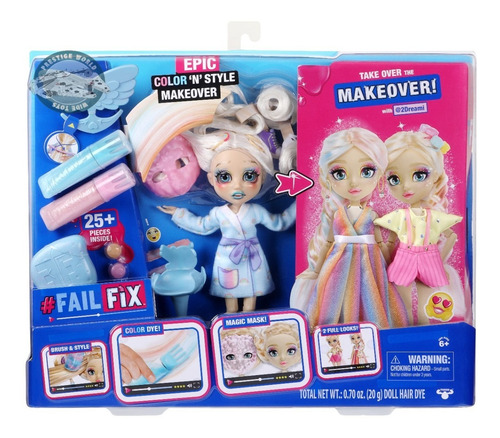 Fail Fix 2dreami Epic Color 'n' Style Makeover Fashion Doll!