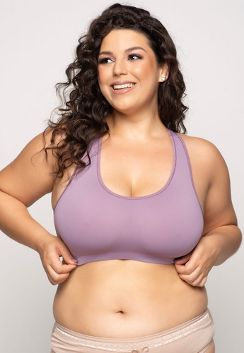 Imagem 4 de 10 de Kit 5 Sutia Top Nadador Lingerie Plus Size Atacado 041