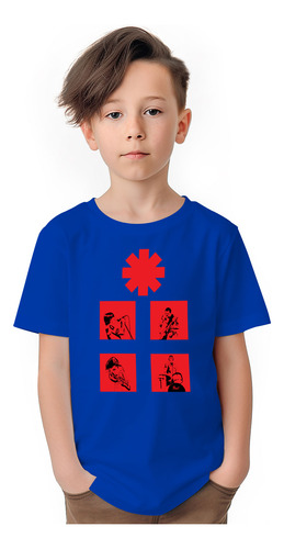 Polera Niños Red Hot Chili Peppers Sqr Rock Algodon Wiwi