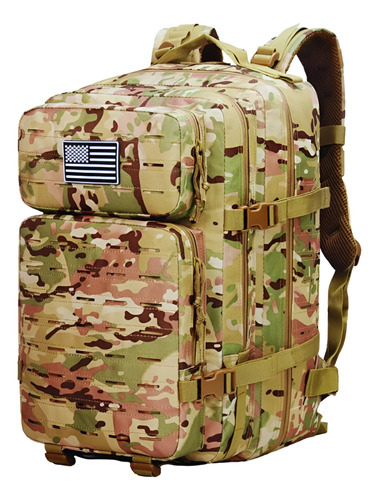 Mochila Tactica 50l Militares Multiusos Camping Notebook