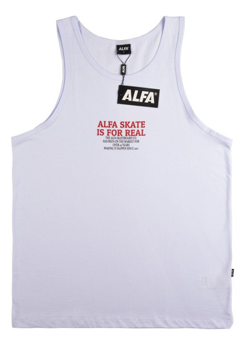 Camiseta Regata Alfa Skate Real