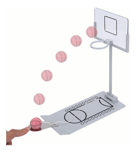 Mini Máquina De Tiro De Baloncesto Plegable