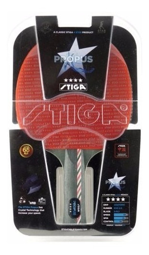 Raqueta Tenis De Mesa Ping Pong Stiga Propus 4 Estrellas