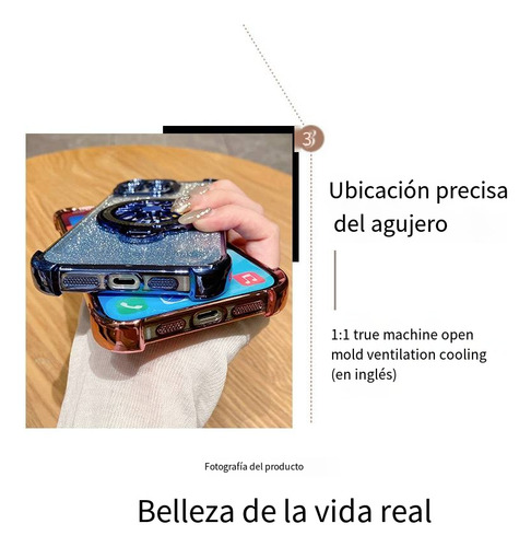 Funda Para Teléfono Vivo X100 Ultra/x200/x200 Pro, Con Soporte Magnético, Purpurina, Funda A Prueba De Golpes