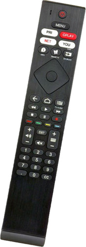 Control Remoto Para Philips 50pud7406/77 Androd Tv Led 4kuhd Negro