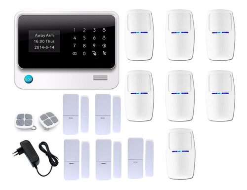 Alarma Wifi Gsm Casa Negocio 12 Sensores Aplicación Celular
