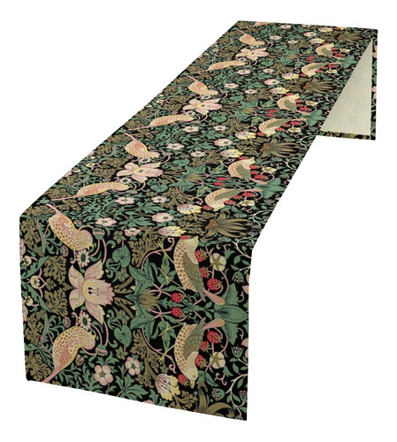 William Morris - Camino De Mesa Floral, Flores Vintage, Bohe