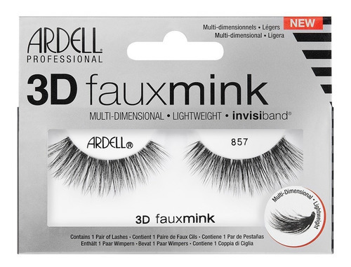 Pestañas Ardell 3d Faux Mink - Unidad