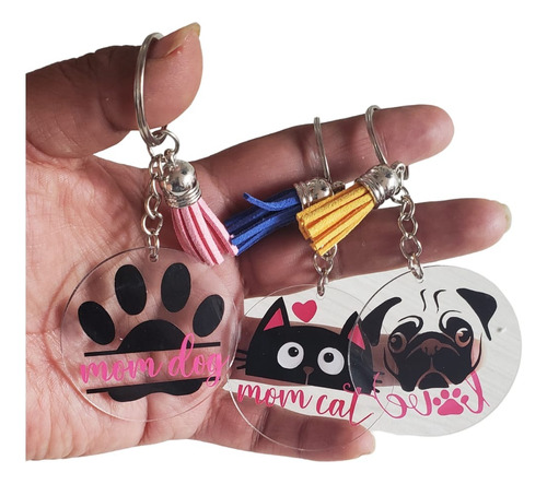 Llavero Personalizado Mascotas Perritos Gatitos