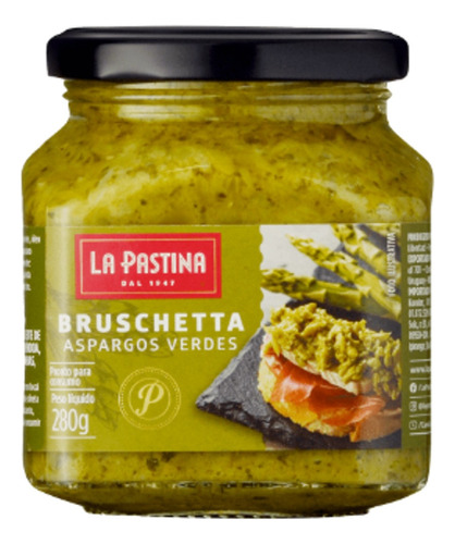 Bruschetta La Pastina Aspargo Verde 280g