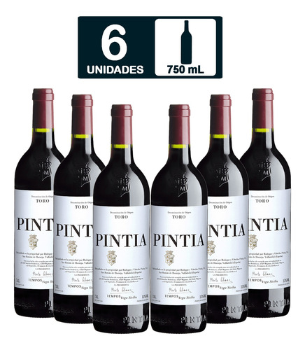 Caja De Vino Tinto Pintia 750 Ml