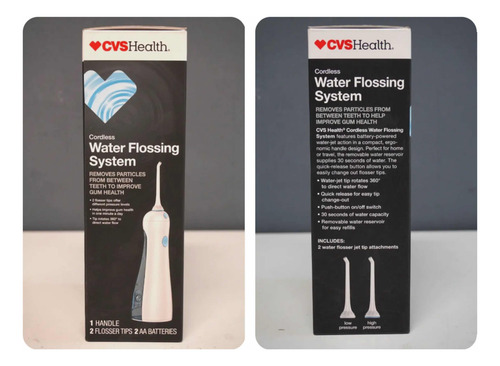 Sistema De Hilo Dental De Agua Inalámbrico Recargable Cvs